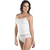 HANRO Women's Cotton Seamless Spaghetti Camisole 71600