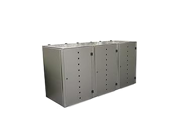 Gero Metall Mulltonnenhaus Fur Drei 120 Liter Tonnen Modell