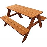 Amazon Com Kidkraft Outdoor Table And Chair Set With Cushions And Navy Stripes Toys Games