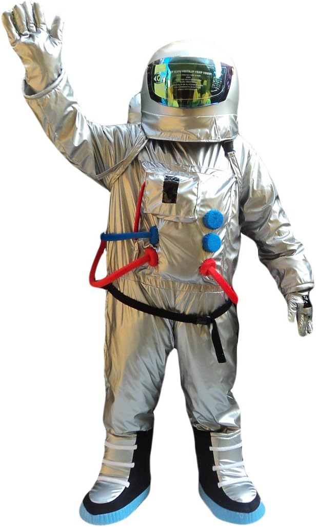 Astronaut Spaceman Space man Adult Mascot Costume Fancy Dress Cosplay Outfit