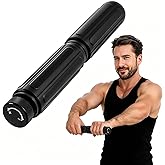 LIZAAL Forearm Strengthener, Adjustable All-Metal Grip Strength Trainer, Wrist Roller &amp; Forearm Exerciser with Silicone Grip, Portable Forearm Strength Trainer for Hand, Wrist &amp; Forearm Workout