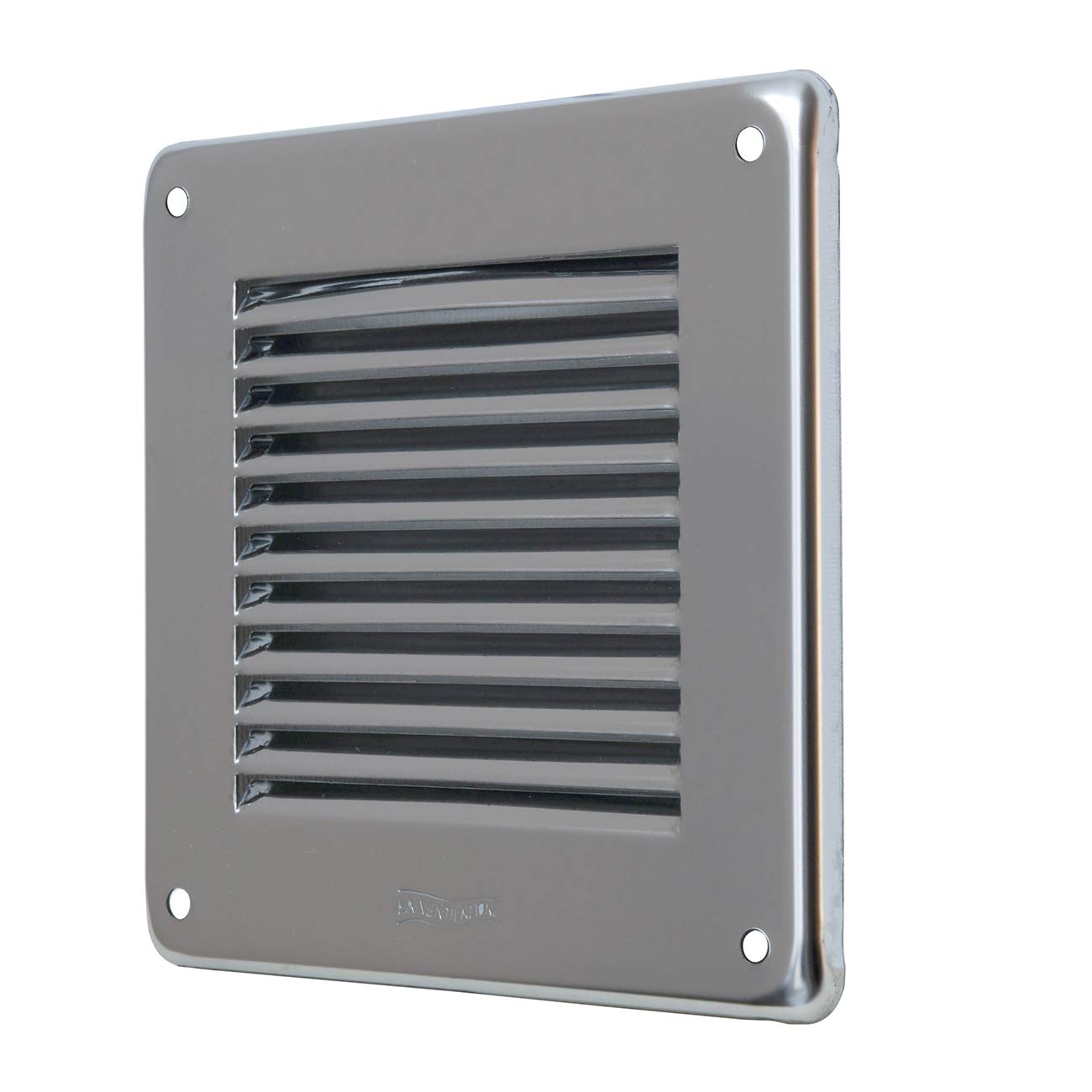 The Ventilation GIN10 Ventilation Grille Square Stainless Steel 430 to Overlap.