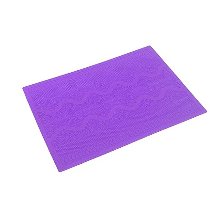 BESTOMZ Kuchen Spitze Matte Silikon Kuchen Matte Fondant Mold Blumenmuster (lila)