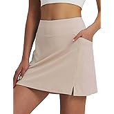 baleaf Women's 16" Golf Skorts Skirts 5 Pockets High Waisted Stretchy Tennis Skirt Athletic Workout Running
