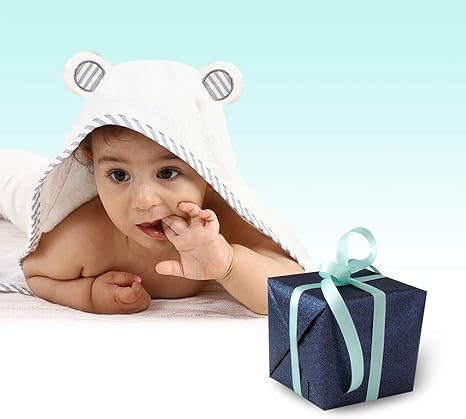 organic bamboo hooded baby towel