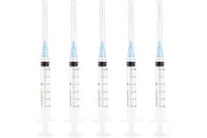 NANOSHARPS 3ML Syringe 23x1.5 Industrial, lab, scientific, veterninary, sterile individually pack, 100 per box (3cc 23x1.5 - 100 pack)
