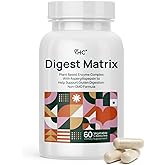 VHC Digestive Enzymes for Women & Men, Maximum Strength 500mg Protease, Amylase, Lipase, Bromelain 18 in 1 Complex Enzymes for Digestion (1)