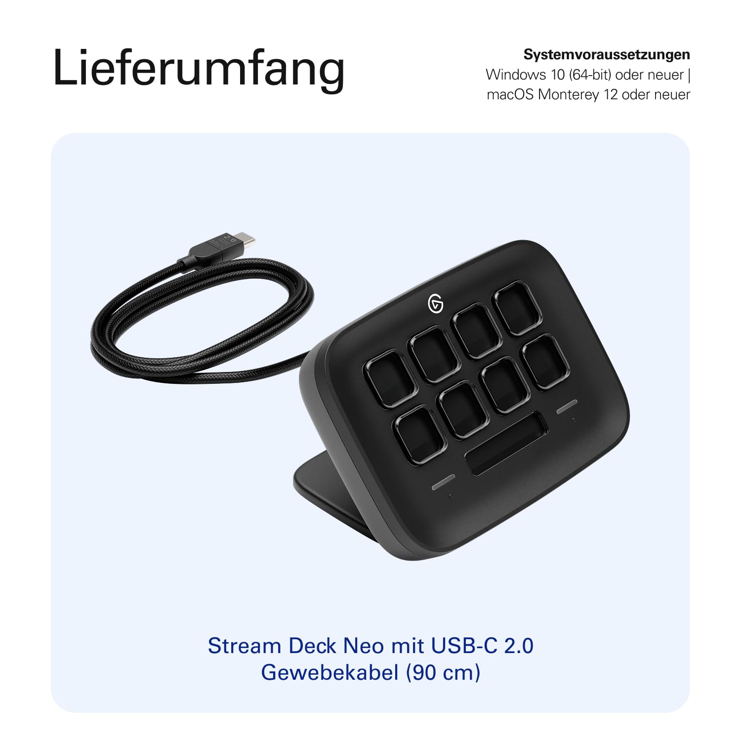 Elgato Stream Deck Neo Black – 8 anpassbare Tasten, 2 Touch Points, rasante Tasks & Workflows – Steuern Sie Word, Excel, PowerPoint, Teams, Zoom, Spotify etc - Kompatibel mit Mac und PC 9
