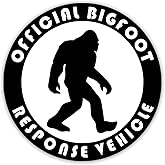 Bigfoot Response Vehicle Vinyl Decal Sticker|Cars Trucks Vans Walls Laptops Cups|Black with White Background |5.5 inches|KCD906