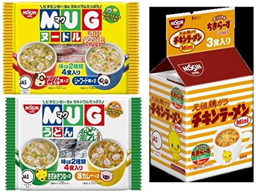 Amazon 日清 マグうどん マグヌードル チキンラーメンmini セット 3種類 各４パック入り １２パック ノーブランド品 ラーメン 通販