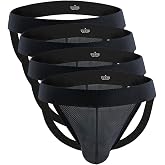 Billtop Men's Jockstrap Mesh Pouch Athletic Supporters Underwear for Men