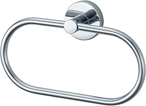 Haceka Kosmos Chrome Toallero Aro Ovalado, Cromo, Gris ...