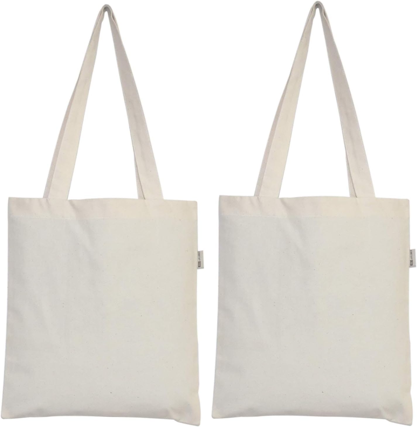 Earthy Fab Unisex Cotton Grocery Shopping Bag. Eco Friendly, Multipurpose. (Set of 2)
