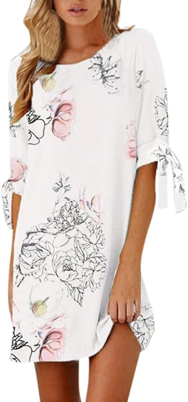 womens floral shift dress