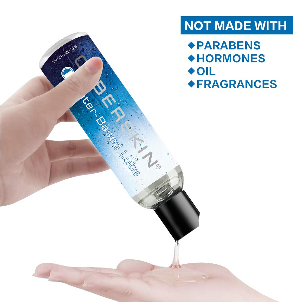 Cyberskin Natural Personal Lubricant, Water Based Lube8 Fl.oz, Super