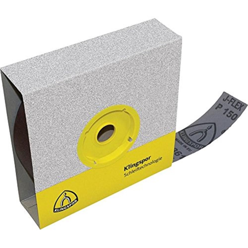 Klingspor 3838 "KL 361 JF" 120 Grit Abrasive Roll, 0 V, Brown, 40 mm