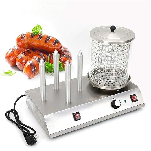 Hornillo para hacer salchichas de 538 W, calentador de ...