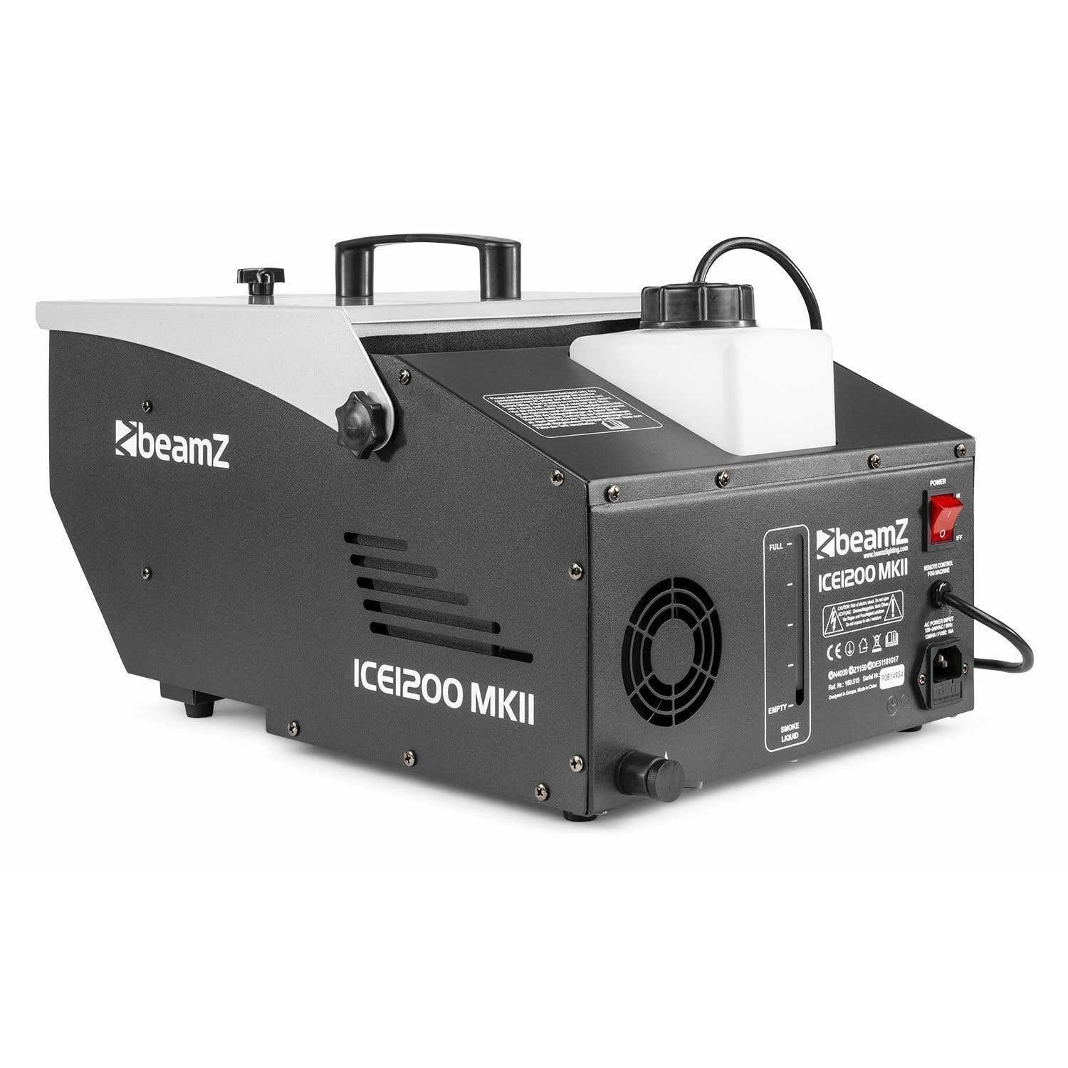 BeamZ ICE1200 MKII Bodennebelmaschine - Low Fog Machine, 1200 Watt Bodennebler, Rauchmaschine, Boden Nebelmaschine für Hochzeiten, Konzerte, Bühnenveranstaltungen und Partys 7
