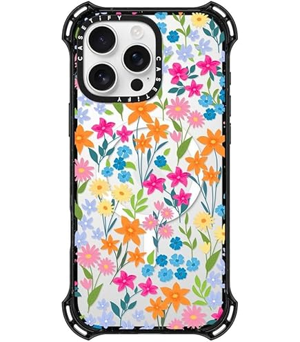 CASETiFY Bounce IPhone 16 Pro Max Case [Shockproof / 21.3ft. 6X Military Grade Drop Protection/Compatible With Magsafe] - Cheetah Paradise Pink - Clear Black - View #11