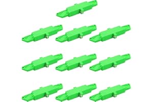 ANPTAIKE E2000 APC/UPC Simplex Fiber Optic Adapter E2000 Fiber Optic Coupler Fiber Flange Connector E2000 APC 10pcs
