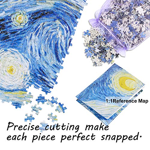 Hartop Wooden Jigsaw Puzzles 1000 Pieces for Adults, Scenery Landscape