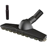 Wessel D 330 Universal Vacuum Floor Attachment, 13 in, Swiveling Head | Flexible Floor Brush, Hard Floor Brush Attachment, Vacuum Head, 1.25-1.5 in Adapter, universal vacuum attachments