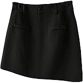 SHENHE Women's High Waisted Mini Skirt A Line Elegant Dressy Business Casual Work Skirt