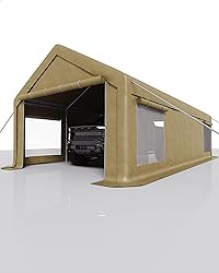 GarveeLife 13x25 Ft Carport with 10 Sandbags, Car
