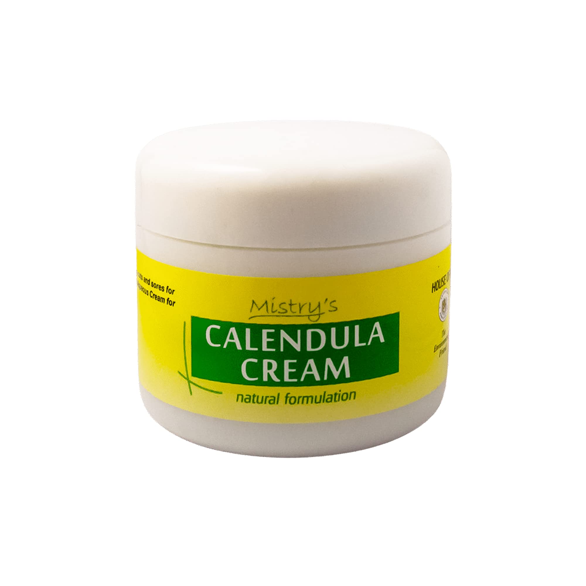 Mistry's Calendula Cream 50g - Calms & Hydrates, Muti-Purpose Skin Cream for Healing Cuts, Sores and Treating Rough Skin - Additive Free, Vegan, โ image 1