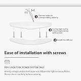 Dream Lighting 12V LED Ceiling Light 3500K Warm White 6x3.5in RV Campervan view 5