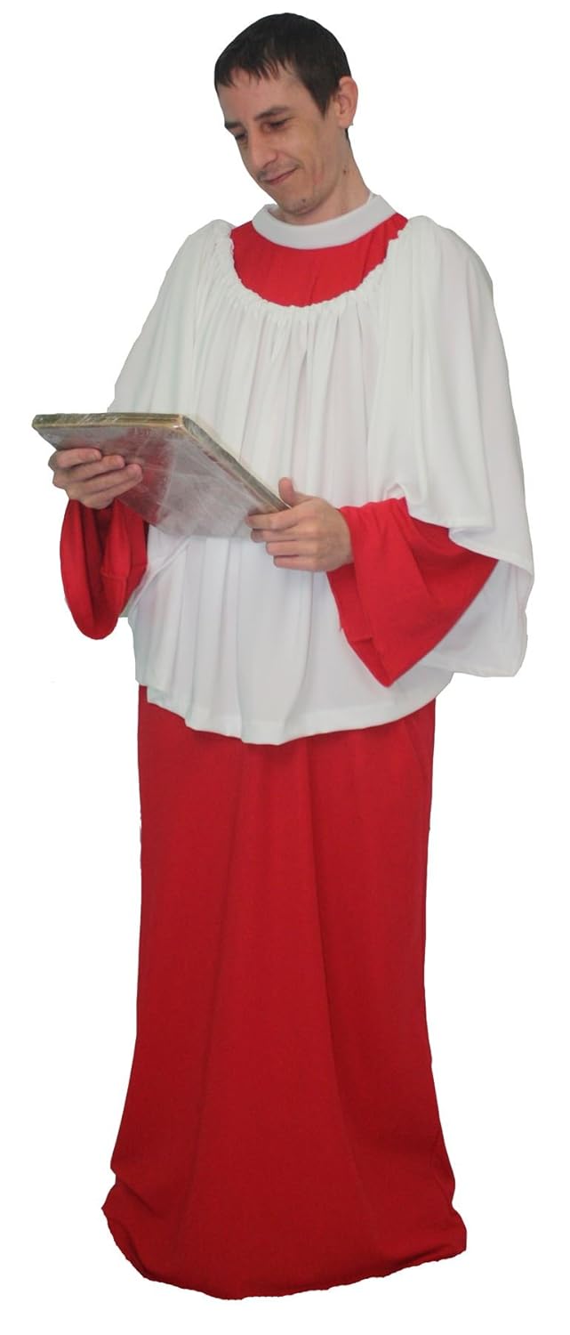 The Dragons Den Adults Red Religious Choir Alter Boy Church Singer