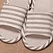 Wodeal Slippers, Women's and Men's Cotton Flax Casual House Slippers Indoor and Outdoor (260MM(Suit for Women US 8.5-9.5), Coffee)