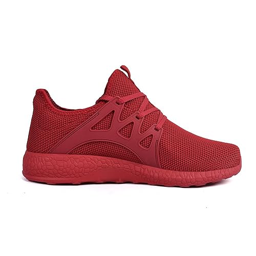 womens red athletic shoes