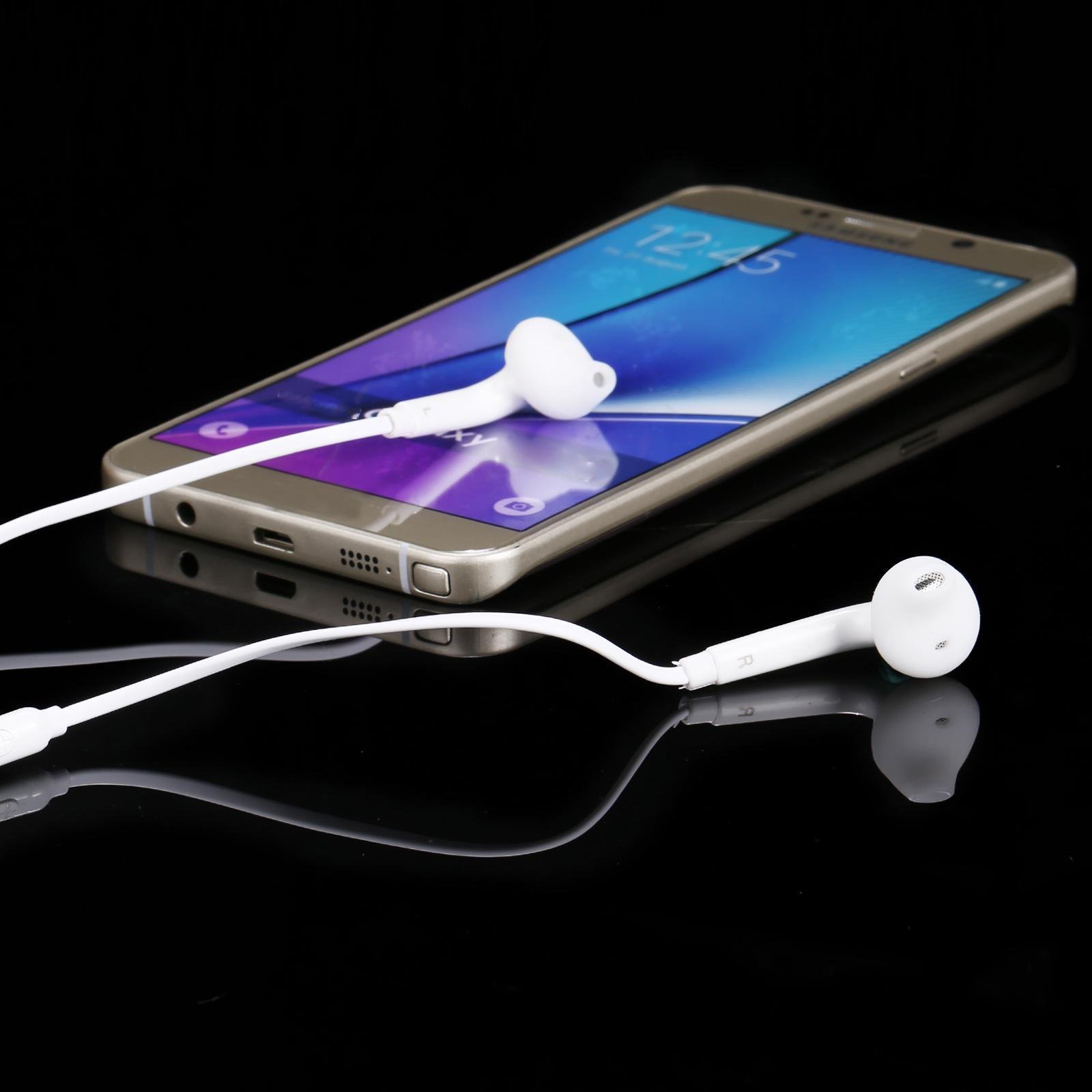 Cnlinkco New Earphone for Smartphone, 3.5mm White Android Earphone with Mic and Volume Control