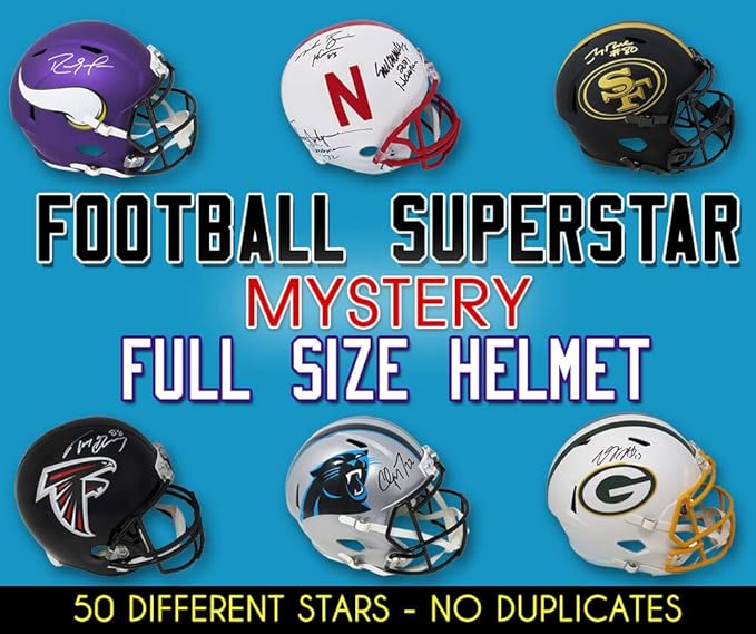autographed football helmet mystery box
