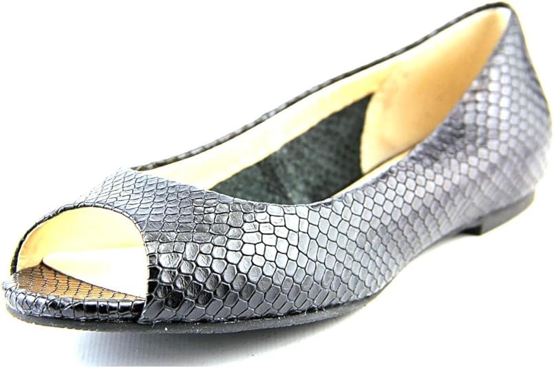cole haan peep toe flats