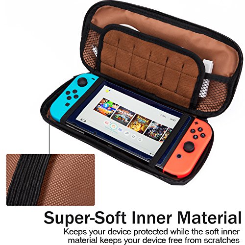 image for NiceEbag Nintendo Switch Carrying Case Deluxe Travel Case with 12 Game