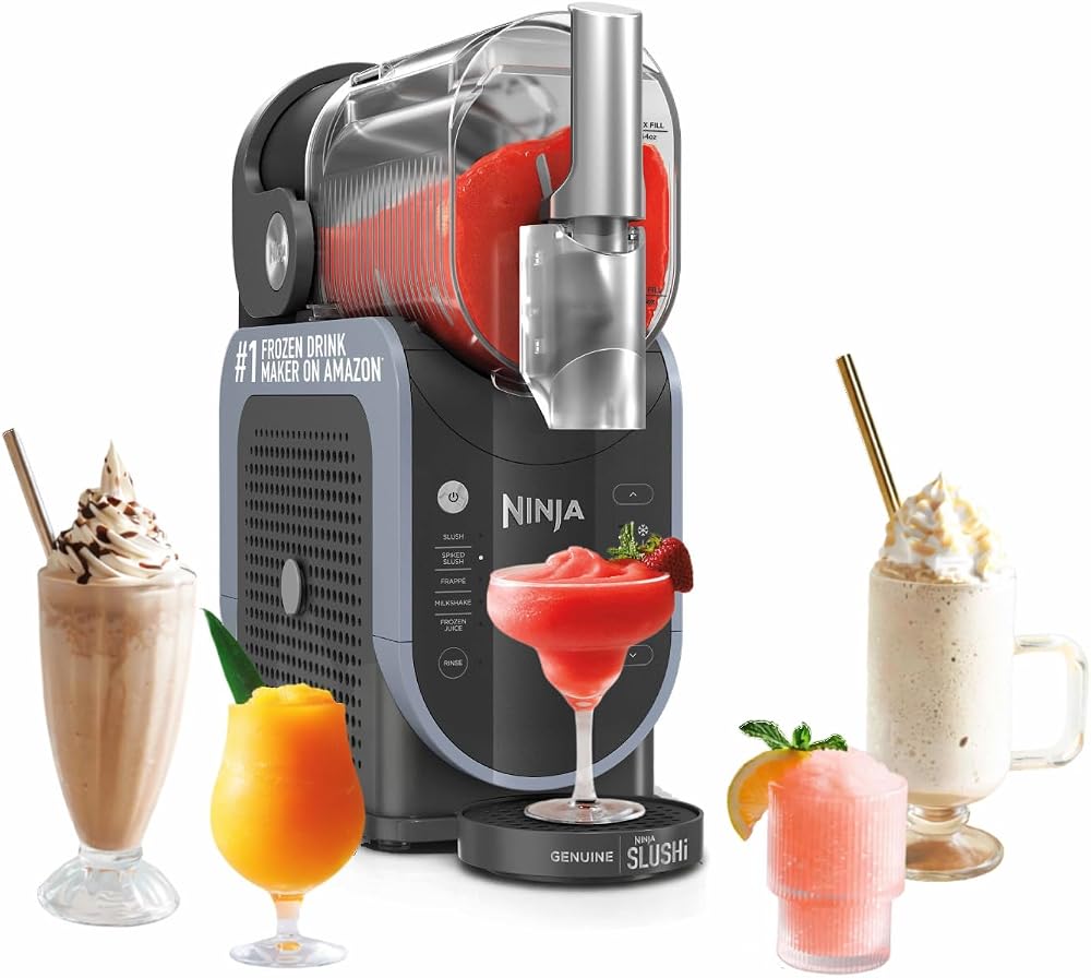 Ninja SLUSHi Frozen Drinks Maker FS301UK Arctic Blue & Grey 1.9L