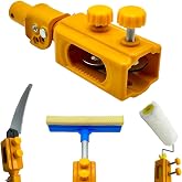 Multipurpose Extension Pole Tool Holder &ndash; Strong Grip 3-Angle Adjustable Clamp for 3/4" Threaded Poles