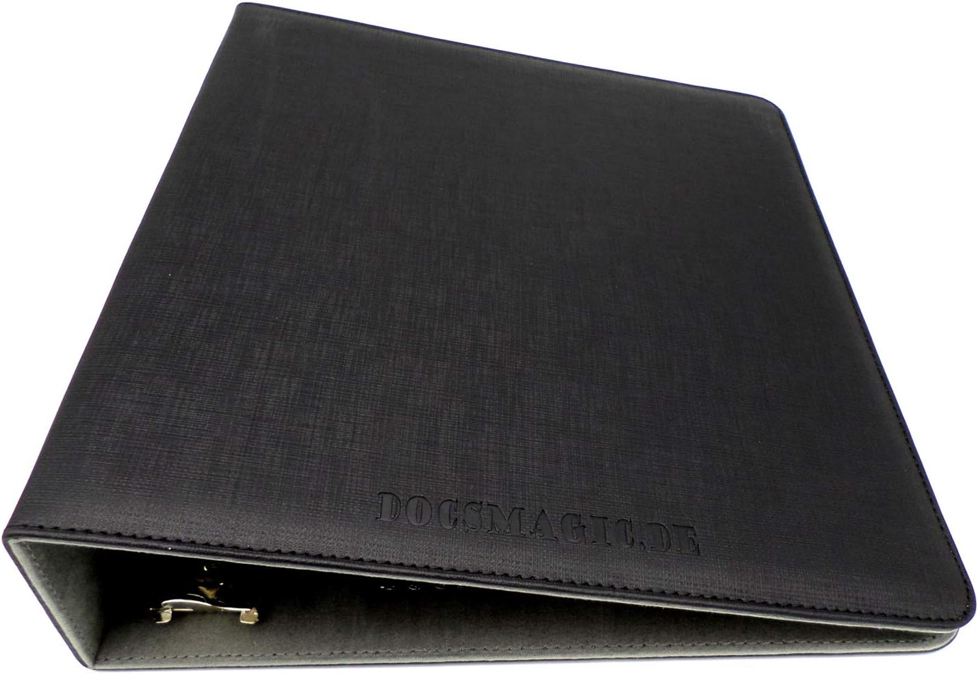 docsmagic.de 3-Ring Premium Album Black + 50 18-Pocket Sideloading Pages - PKM - YGO - MTG, Medium - Image 3