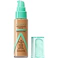Almay Clear Complexion Acne Foundation Makeup with Salicylic Acid, Medium Coverage, Soft Matte Finish, Hypoallergenic, Cruelty- & Fragrance-Free, Dermatologist Tested, 710 Natural Tan, 1 fl oz