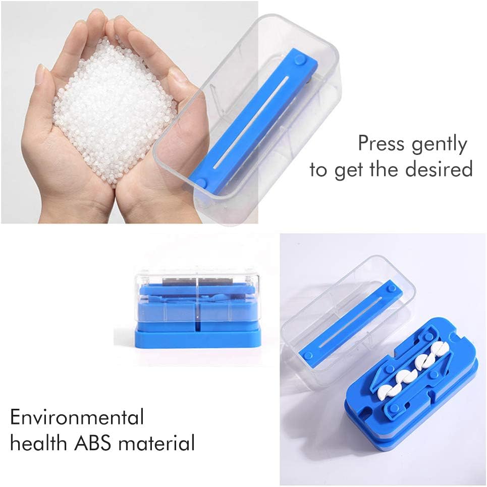 Diamerd Multiple Pill Cutter Crusher Splitter for Small or Large Big Pills 1/4 Round or Oblong Pills: Health & Personal Care