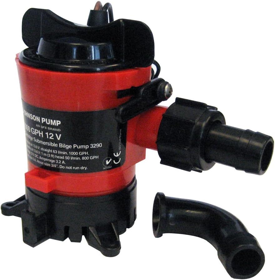 Johnson Compact Cartridge Bilge Pump (750 GPH 12V) (Pack of 3)
