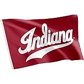 Desert Cactus Indiana University IU Flag - 3 x 5 Feet Hoosiers Banner, Indoor/Outdoor Durable Fabric, 100% Polyester Design (Style 5)
