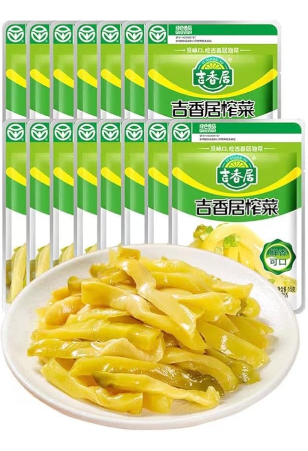 Amazon.com : 榨菜大王 Zhacai Preserved Mustard Vegetable Strips