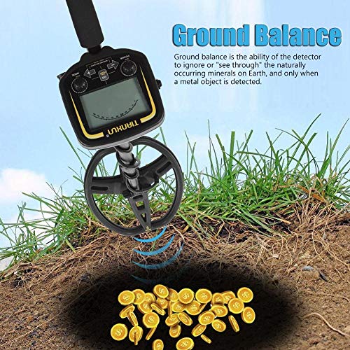 Metal Detector, High Accuracy Waterproof Metal Detector Finder, LCD Display, Pinpoint Posit, for Gold Digger Treasures Hunters - Thumbnail 3