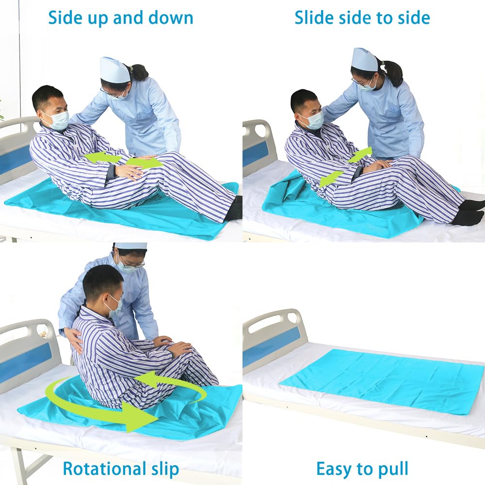 Tubular Slide Sheet for Patient Transfer，Washable & Reusable Draw Sheets, Sliding Board Suitable for Cars, Vehicles, Wheelchairs, Hospitals, Bed Transfers, Nursing Home Care，53