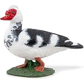 Papo - Hand-Painted - Figurine - Domestic Muscovy Duck - 51189 - Farm - Animals - Collectible - for Children - Suitable for Boys and Girls- from 3 Years Old