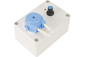 Haofy Adjustable Peristaltic Dosing Pump, Adjustable Peristaltic Liquid Pump Self‑Priming Dosing for Laboratory US 100‑240V