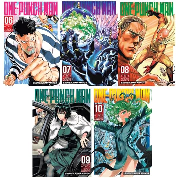 One-Punch Man Volume 1-5 Collection 5 Books Set (Series 1): ONE